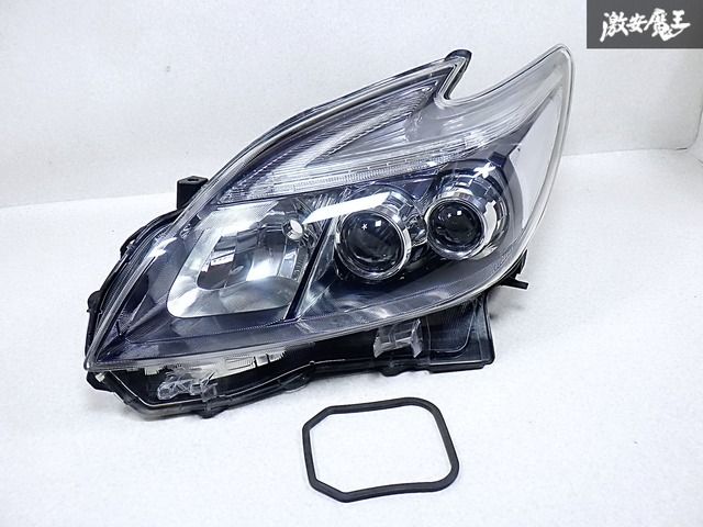 プリウス 30系 後期 純正 LEDヘッドライト 左右セット クリア塗装済⭐️ トヨタ 純正 ZVW30 プリウス 後期 LED ヘッドライト レンズ 左 左側