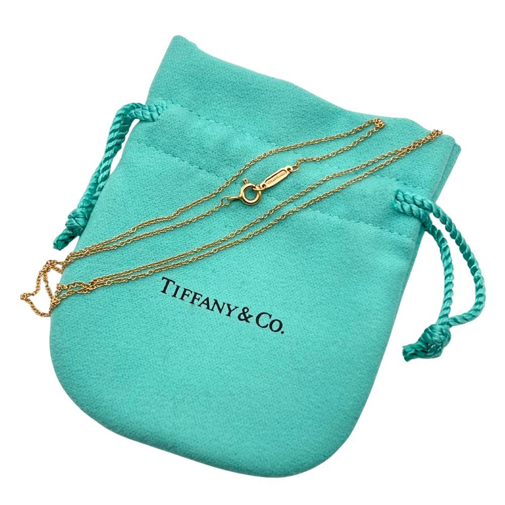 18k ゴールドチェーン ティファニー ネックレス 18k TIFFANY CO