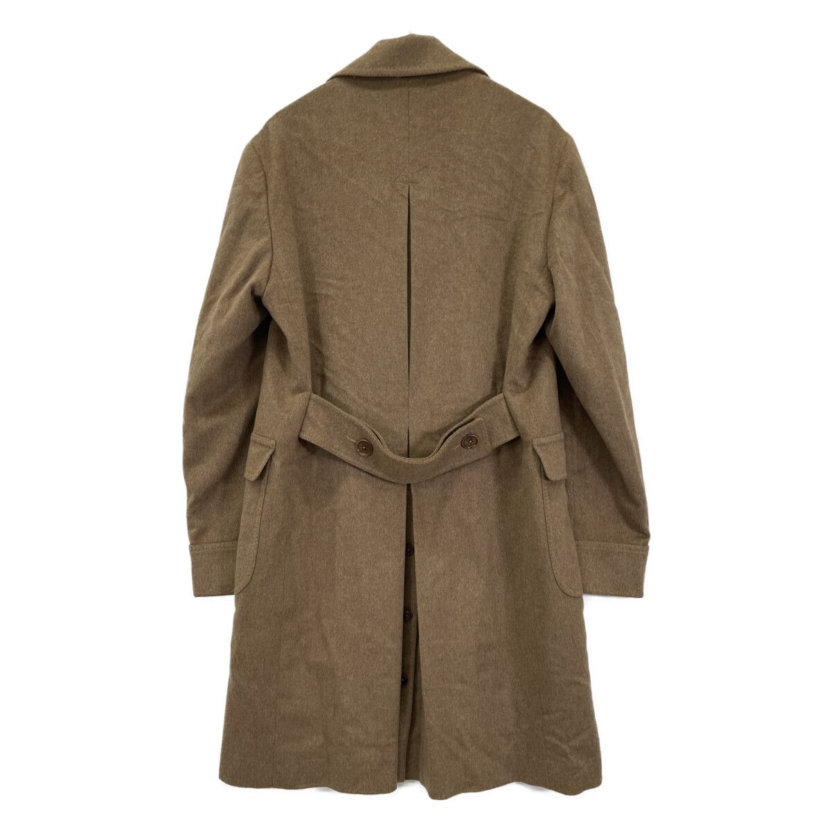 DE PETRILLO デペトリロ ﾍﾞｰｼﾞｭ ｳｰﾙ ﾀﾞﾌﾞﾙﾌﾞﾚｽﾄﾎﾟﾛｺｰﾄ 48 - メルカリ