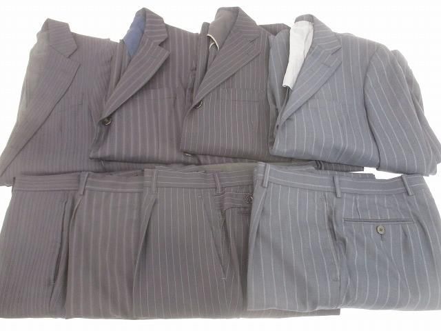 良品 エルメネジルドゼニア Ermenegildo Zegna スーツ 4点 ネイビー