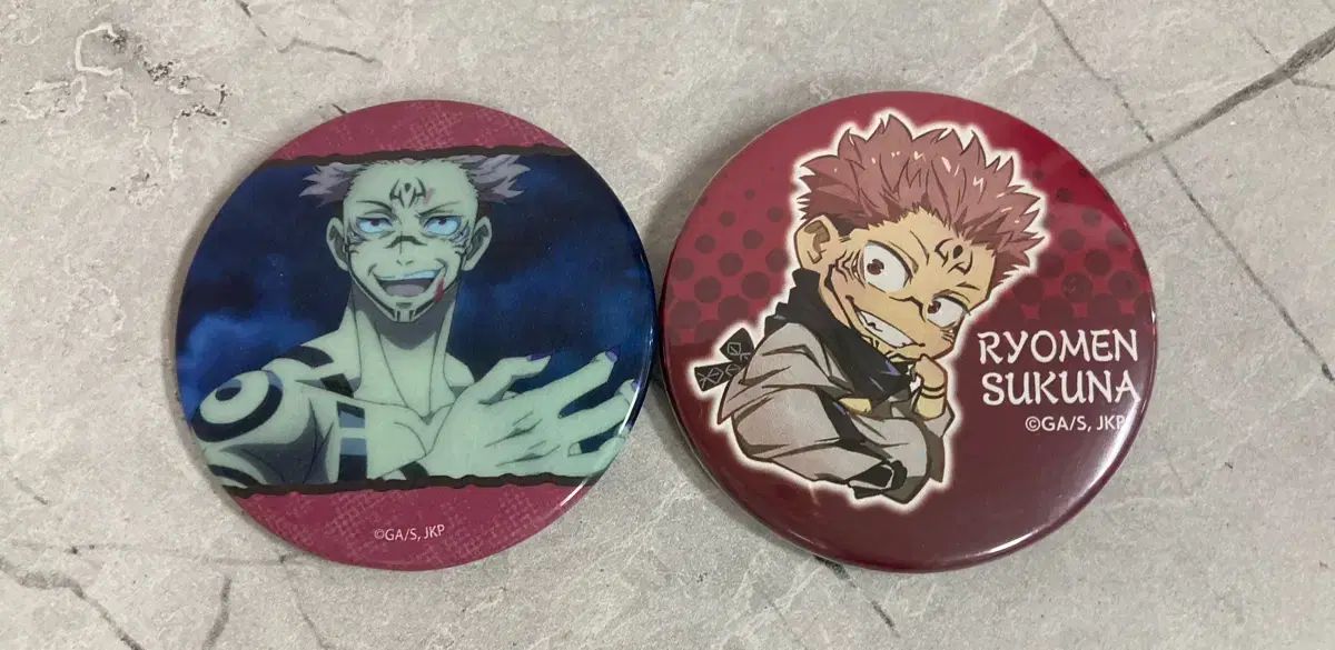 呪術廻戦 両面宿儺 缶バッジ - メルカリ