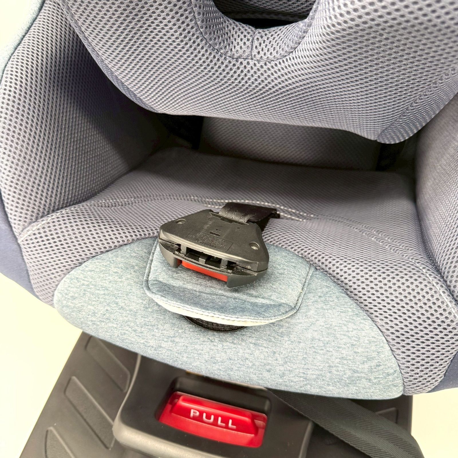 美品) Aprica クルリラ AD ISOFIX ライトネイビー色 - メルカリ