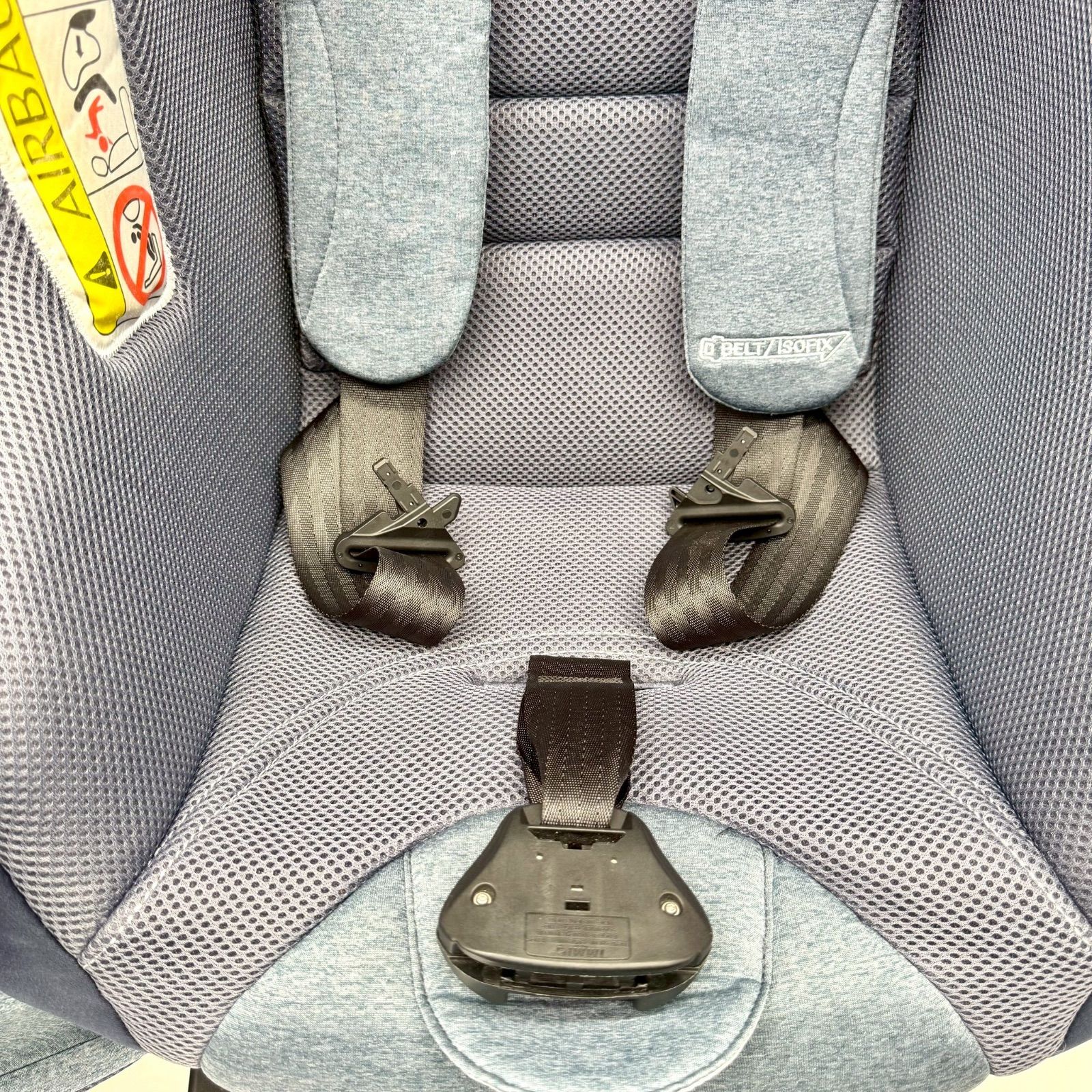 美品) Aprica クルリラ AD ISOFIX ライトネイビー色 - メルカリ