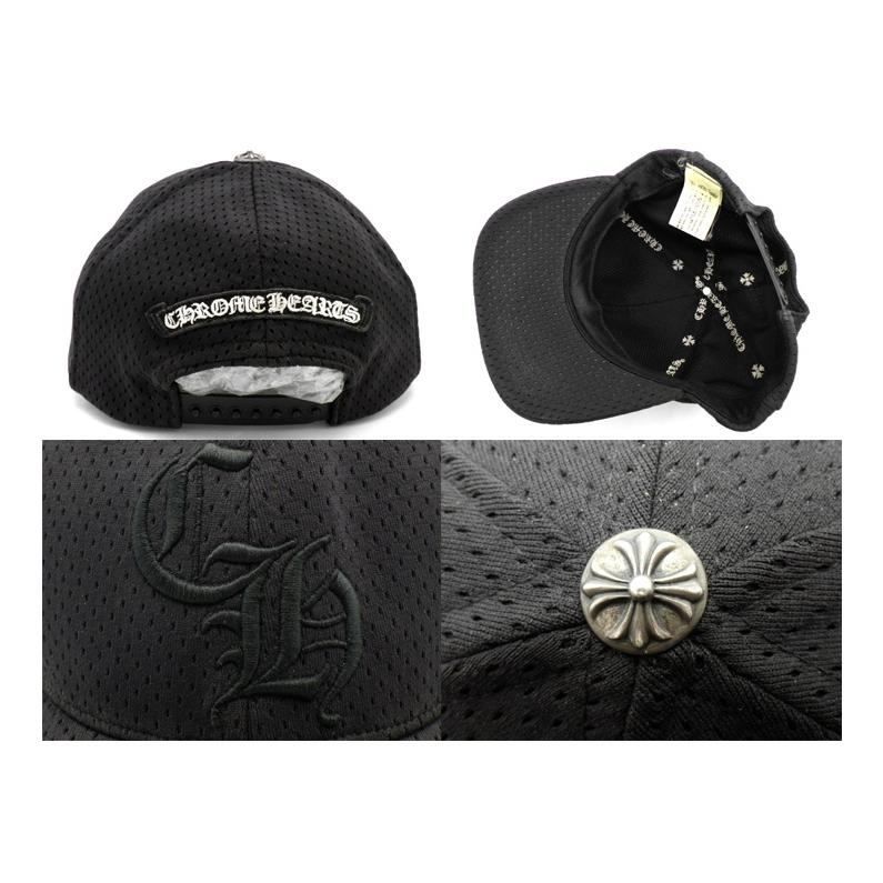 クロムハーツ CHROME HEARTS 【 CH HAT 】 CH 刺繍 メッシュ ベース