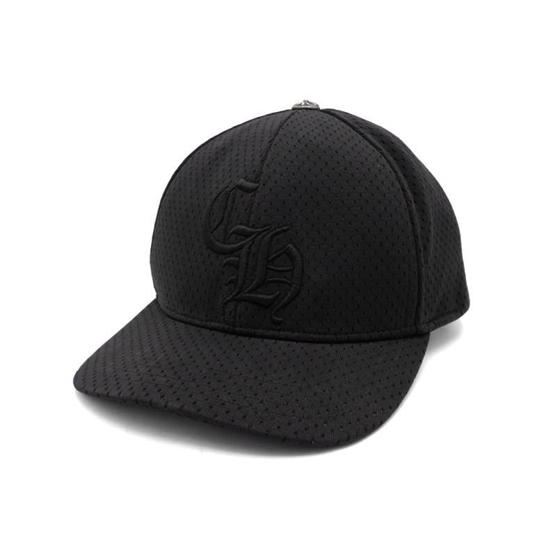 クロムハーツ CHROME HEARTS CH HAT 刺繍 メッシュ ベースボール キャップ 46598