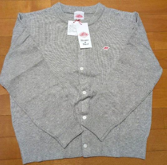 DANTON ダントン ウールカーディガン グレー - メルカリ