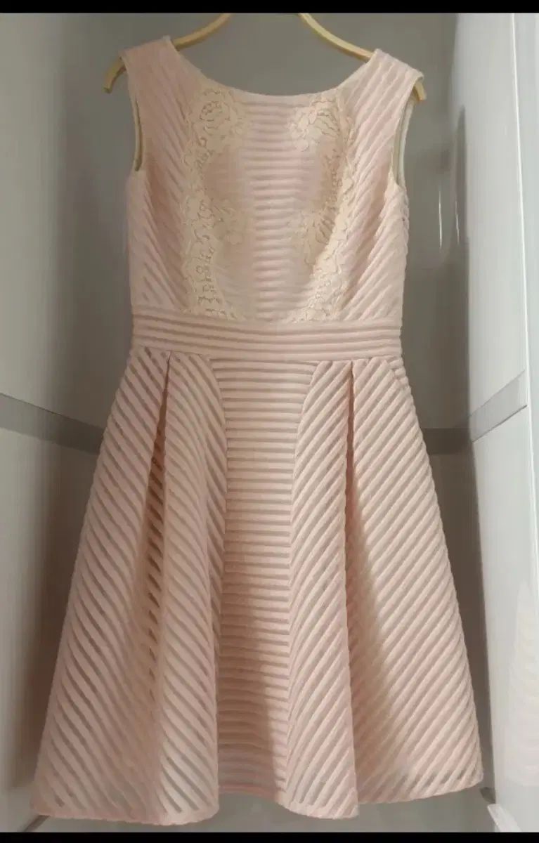 いちごミルクピンク レース プリーツ ONE PIECE 90