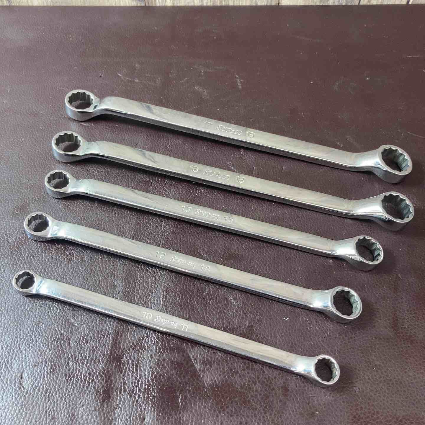 品 スナップオン Snap on メガネレンチ 旧ロゴ 計5本セット XBM 1011～XBM 1719