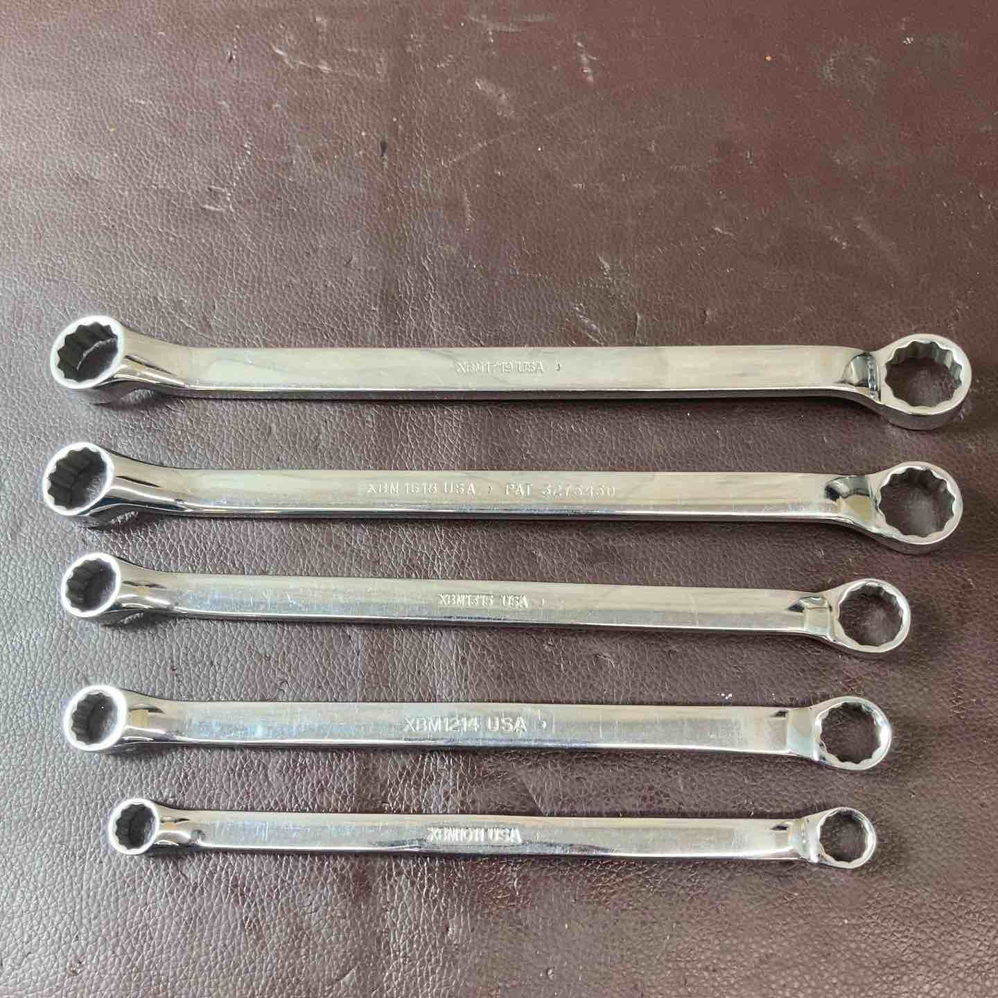 品 スナップオン Snap-on メガネレンチ 旧ロゴ 計5本セット XBM 1011～XBM 1719