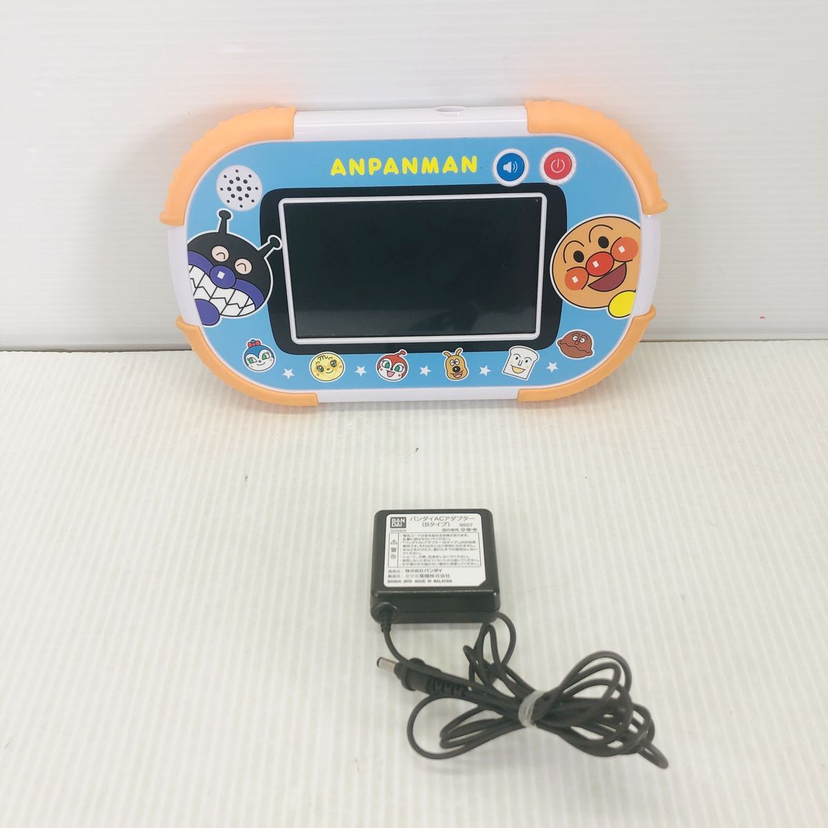 アンパンマンた知育パッド 別売りACアダプター付き バンダイナムコエンターテインメント ACアダプタ付属☆ タッチでできた