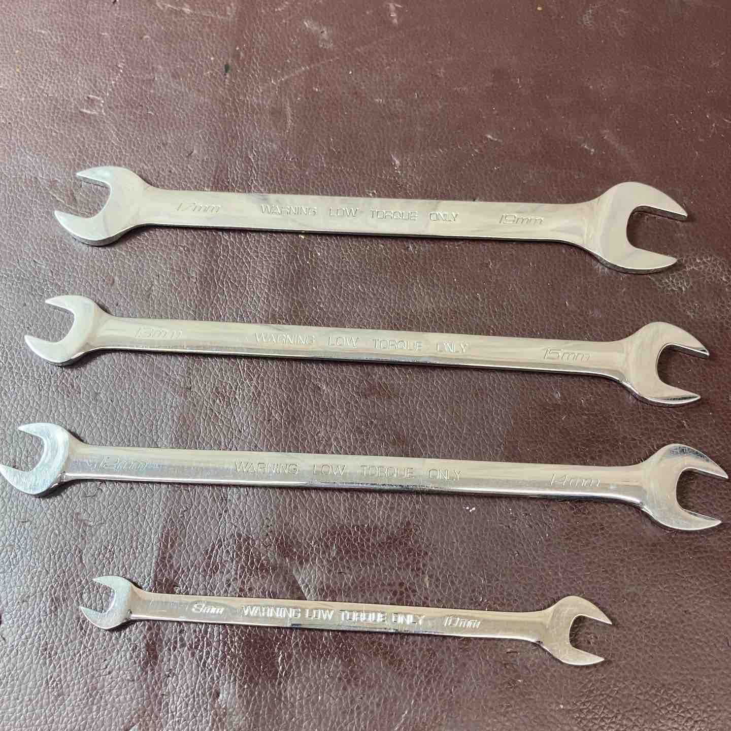 品 スナップオン Snap-on ロートルクスパナ オープンエンドレンチ 計4本セット LTAM 810～1719