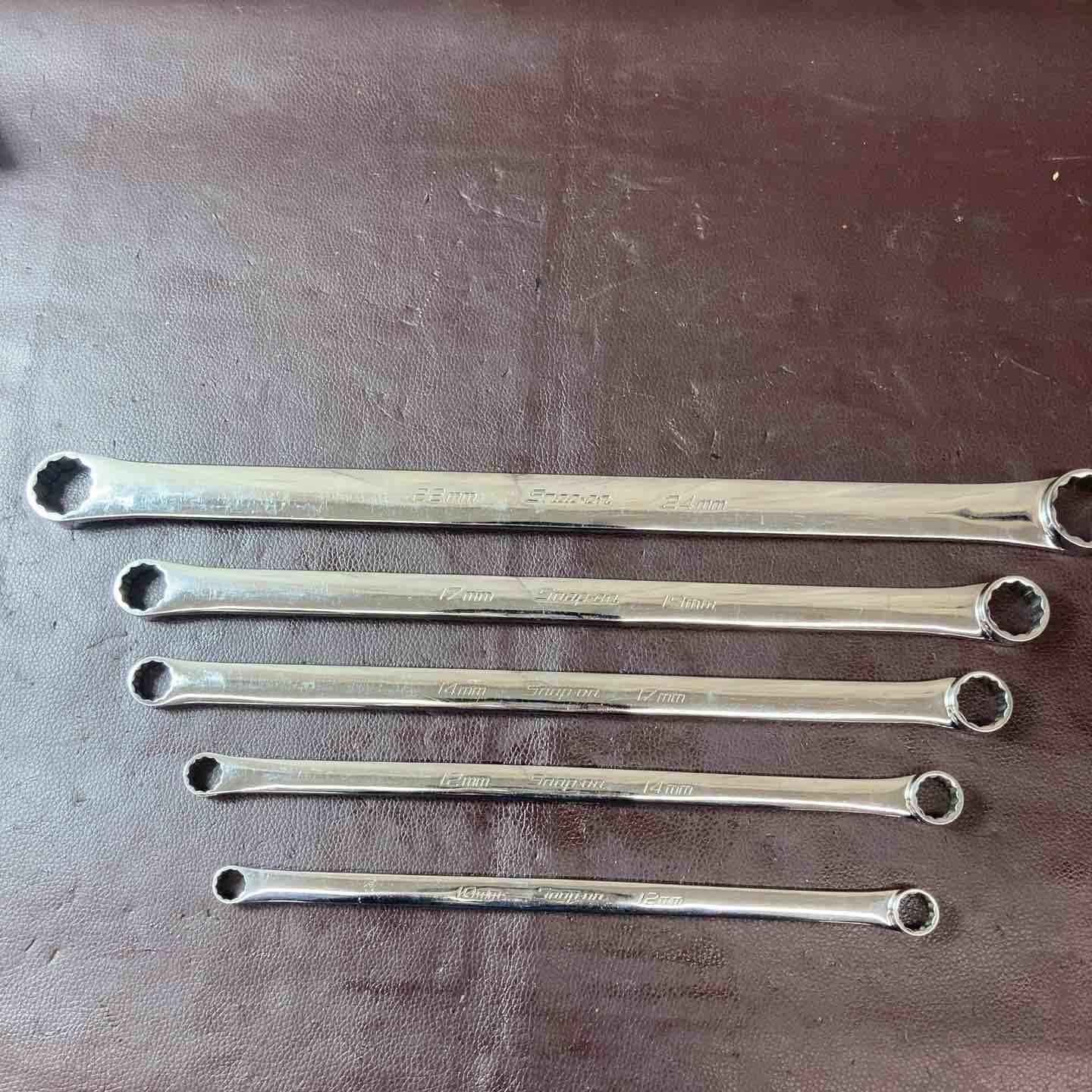 品 スナップオン Snap-on ロングストレートメガネレンチ 計5本セット ～2224