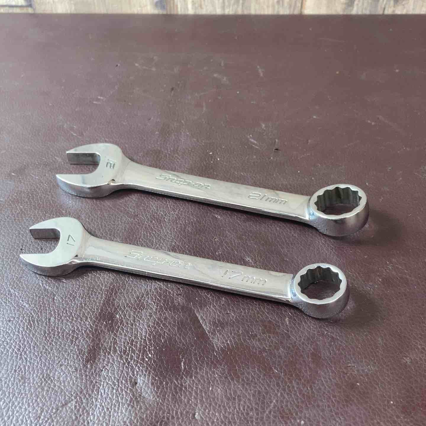 品 スナップオン Snap-on フランクドライブ コンビネーションレンチ 2本セット OEXM 17 21