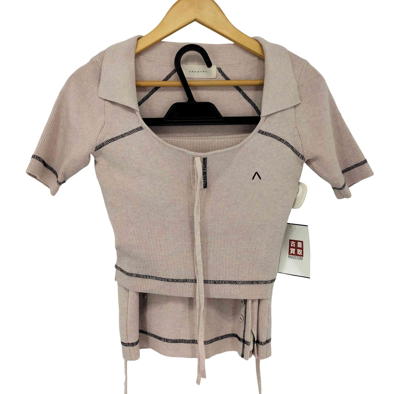 アンドマリー AND MARY Kitty knit set up レディース FREE - メルカリ
