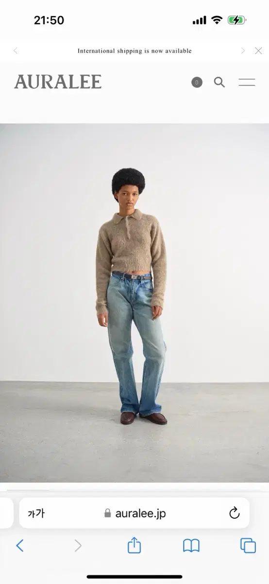 BEAKER デニム AURALEE レディース