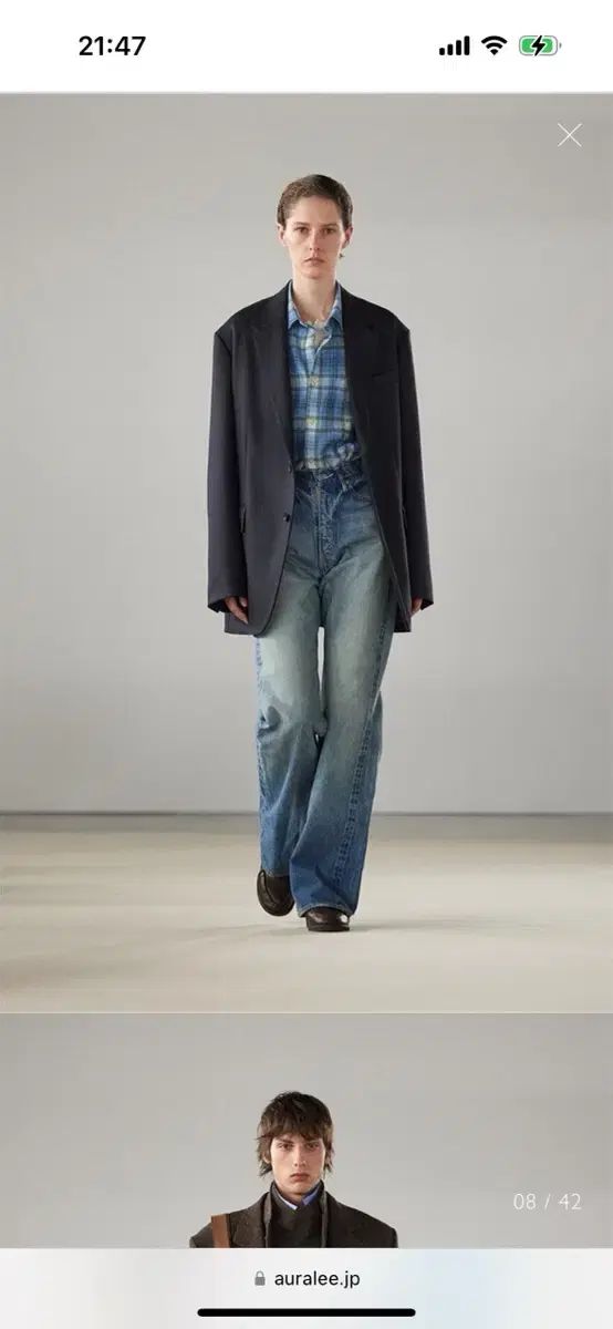 BEAKER デニム AURALEE レディース
