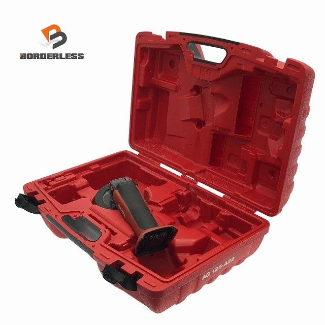 品 HILTI ヒルティ 21.6 V 125㎜ 充電式アングルグラインダー AG 125-A 22 本体 ケース付120345