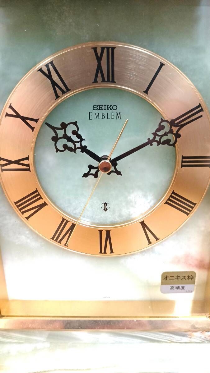 【動作品】 SEIKO EMBLEM 電波置き時計 オニキス枠 からくり時計 楽天市場】電波 置き 時計 オニキス BY223M セイコークロック 電波