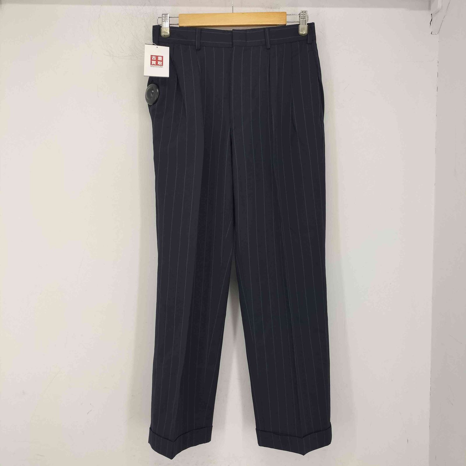 ラルフローレン RALPH LAUREN 総裏 開き見せ サイドベンツ ストライプ