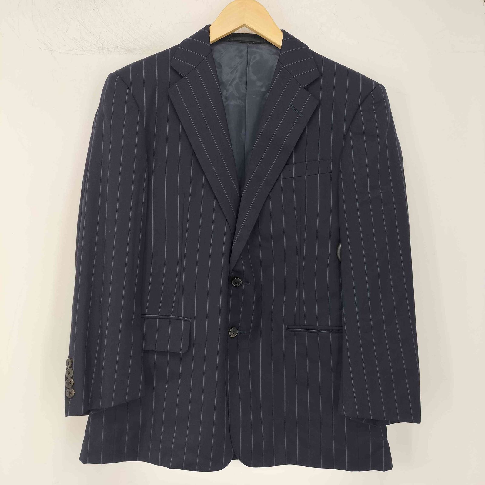 ラルフローレン RALPH LAUREN 総裏 開き見せ サイドベンツ ストライプ