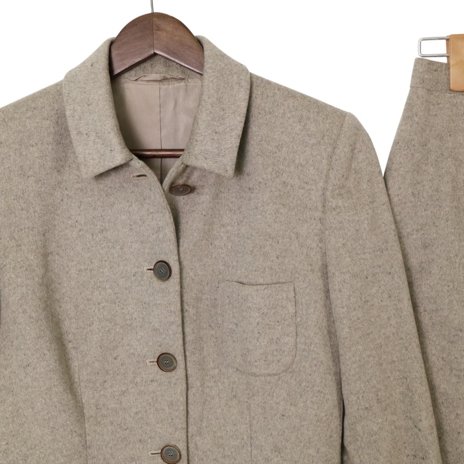 イタリア製 TOGA トーガ カシミヤ100％ セットアップスーツ 2点上下セット ベージュ40