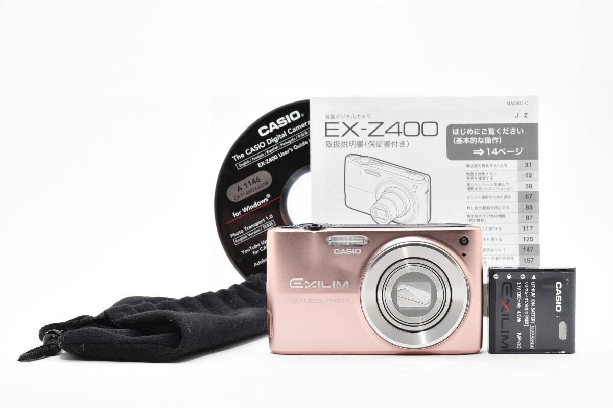 ☆カシオ CASIO EXILIM EX-Z400 ピンク☆ W1287＃3904 - メルカリ