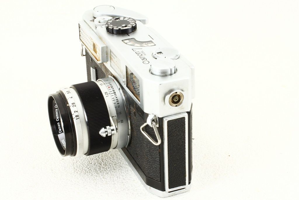 ジャンク品 Canon キヤノン 7型 50mm F1.8 レンズ付き 7 レンジ