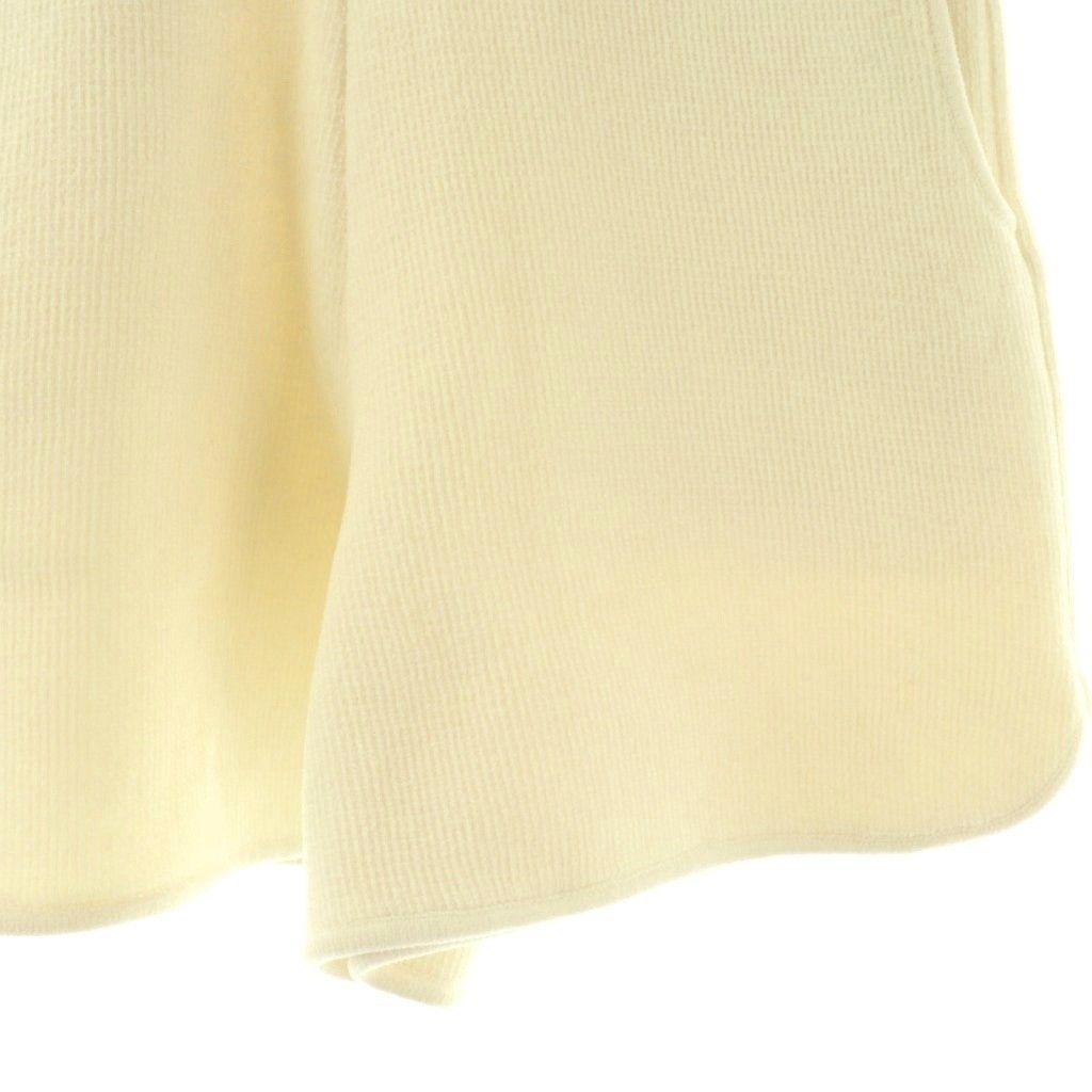 アンヌーク anuke 25 AW Knit Short Pants ショートパンツ ニット 36 オフホワイト HK OS SH ショートパンツ ハーフパンツ パンツ
