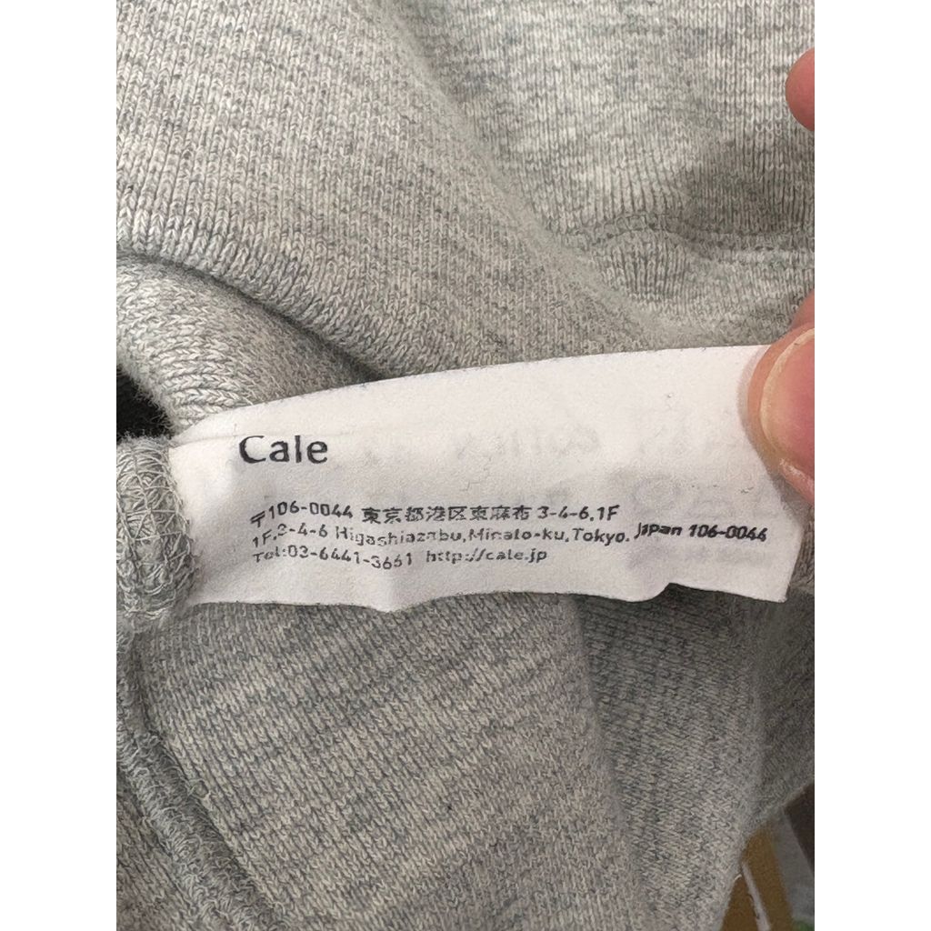 Cale カル Zip Cardigan ジップカーディガン グレー size:5【中目黒A12 