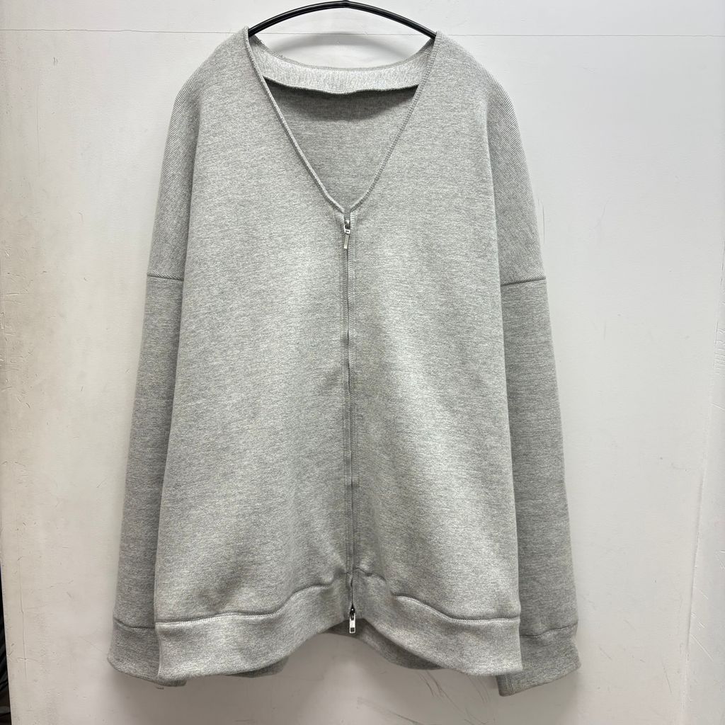 Cale カル Zip Cardigan ジップカーディガン グレー size:5【中目黒A12 