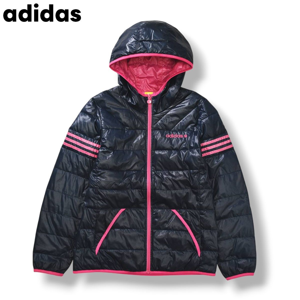 アディダス adidas ネオレーベル NEO LABEL フーデッド ライトダウン 
