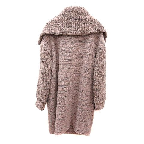 エポカ EPOCA コート ロング 総裏地 ウール 38 M ピンクベージュ /MN