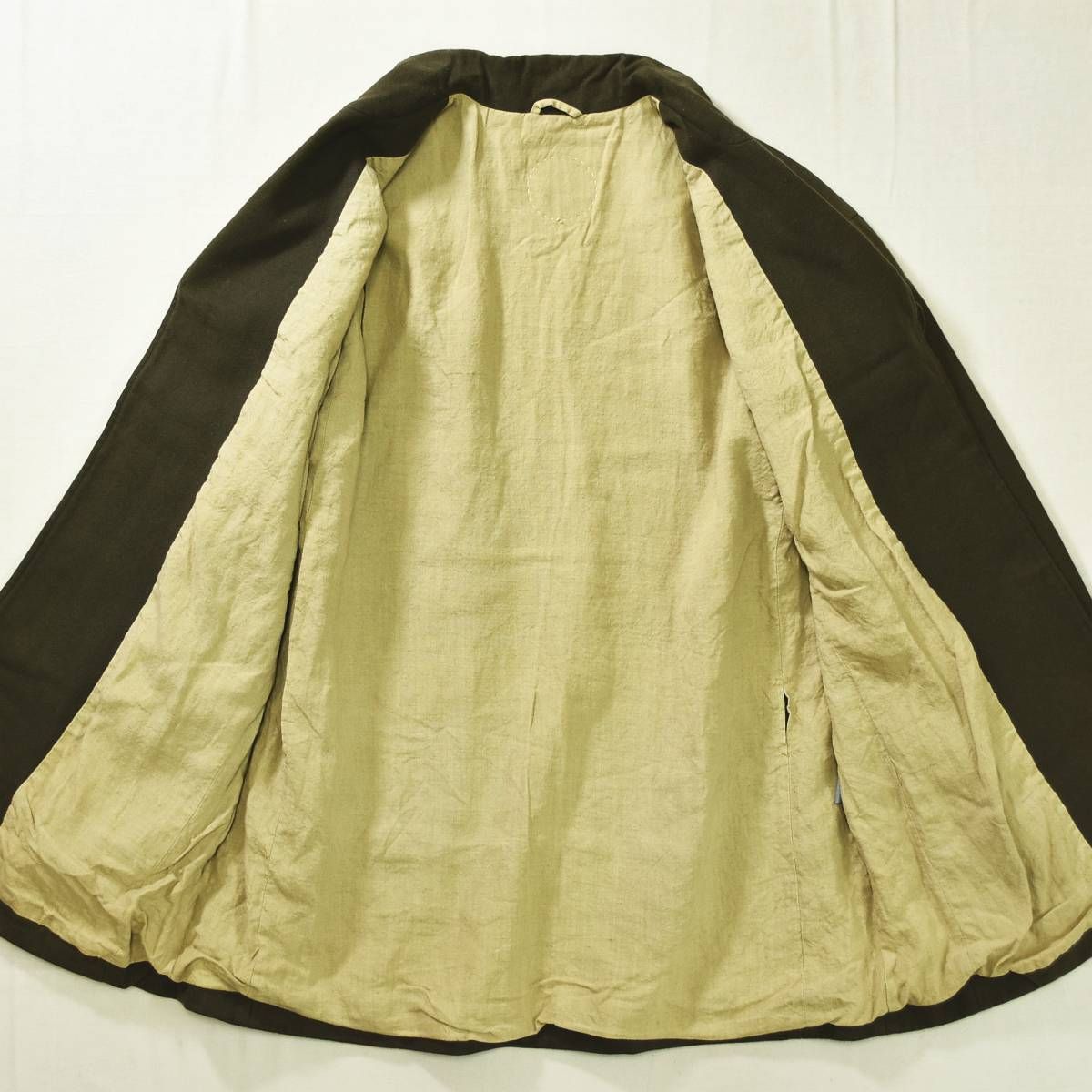 【Hanaさま専用】コズミックワンダー 草木染めウールコート　黒 コズミックワンダー 草木染めウールコート 黒 COSMIC WONDER