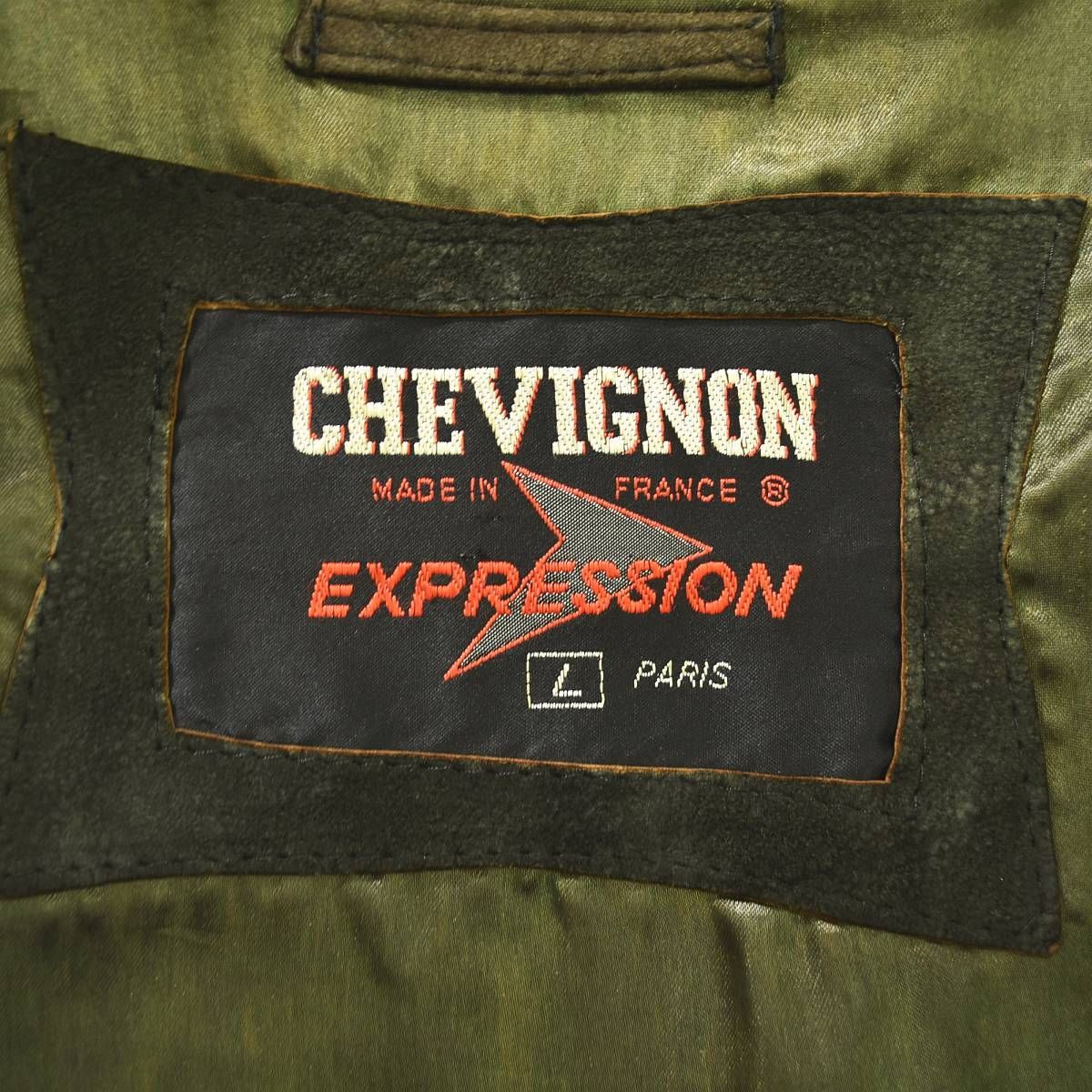 90s ヴィンテージ フランス製 シェビニオン CHEVIGNON スエード レザー