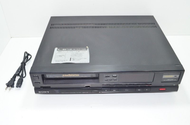 送料無料】 ソニー SONY Hi-Band Betamax ビデオカセットレコーダー SL