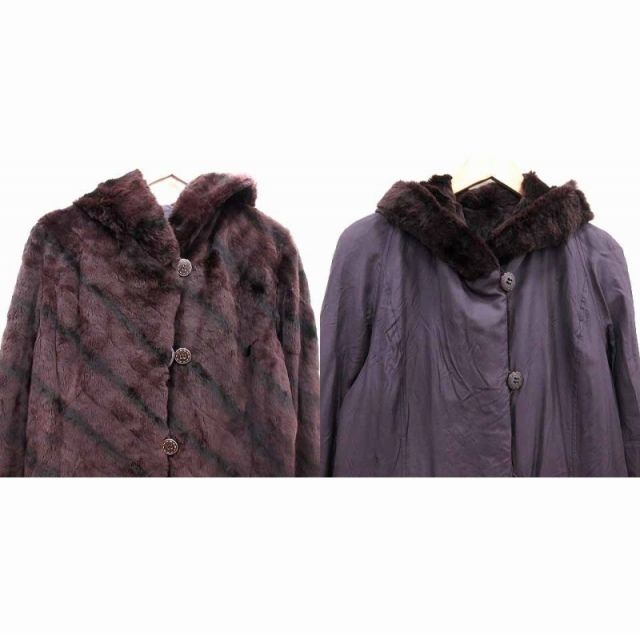 ROZEN SELECT BOUTIQUE ウィーゼルファーコート リバーシブル 絹