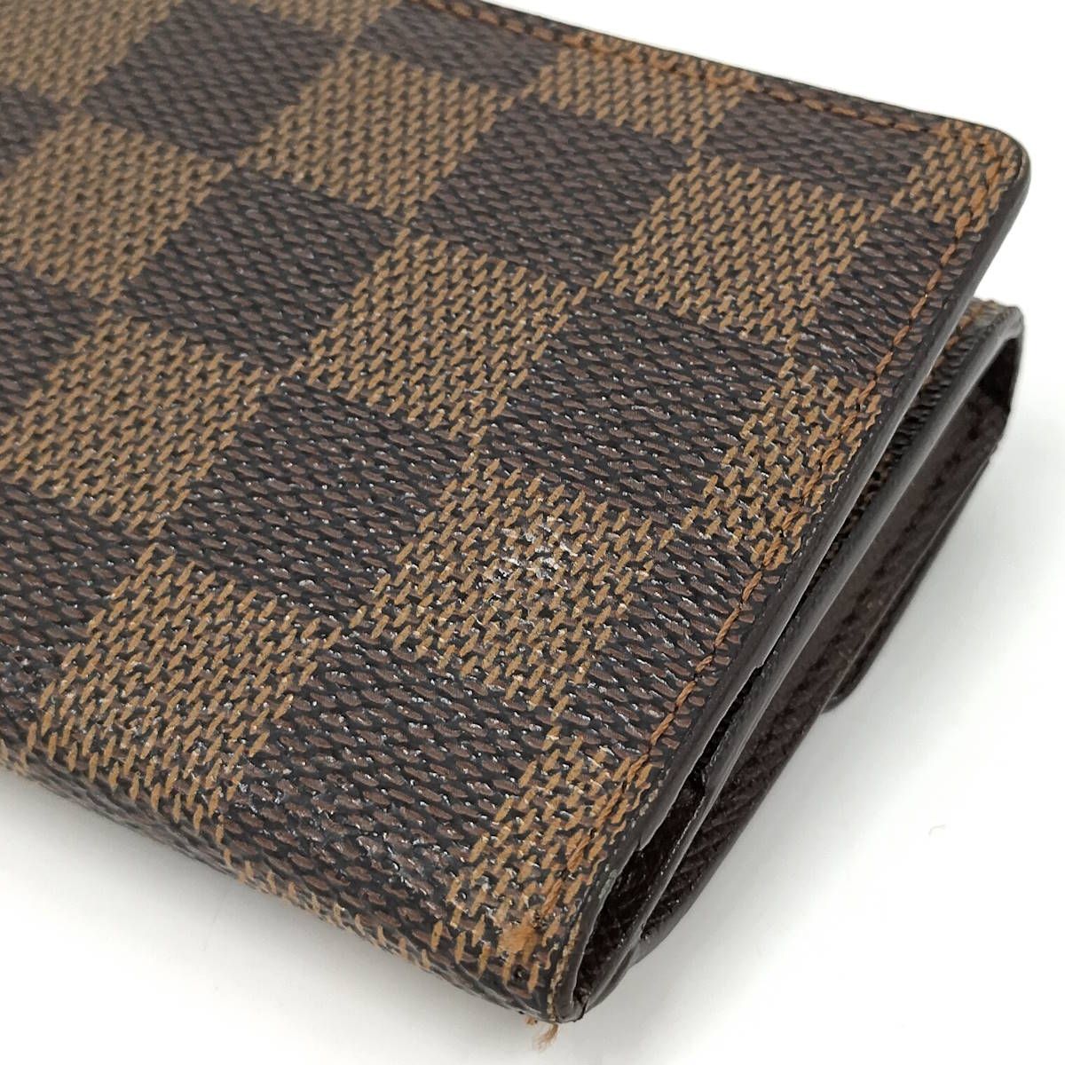 LOUIS VUITTON ヴィトン ダミエ ケース ラドロー ルイヴィトンラドロー 小銭入れ 14137 ブラウン ユニセックス ダミエ