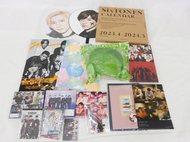 中古品 SixTONES 京本大我 ツアーグッズ 他 アクリルスタンド ペン
