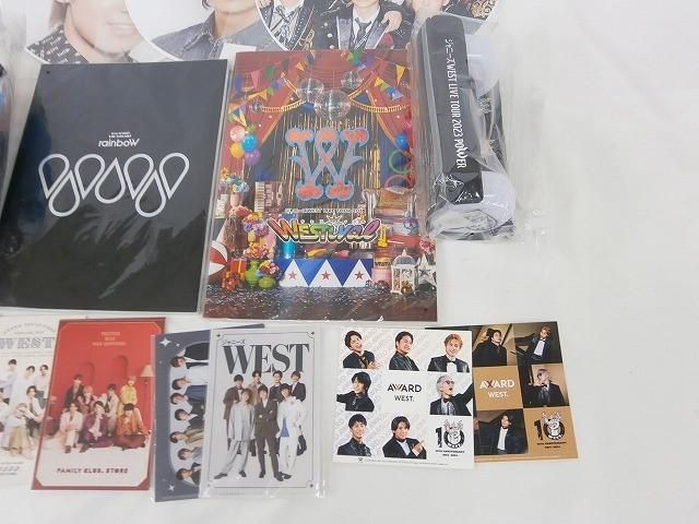 中古品 WEST. 小瀧望 ツアーグッズ 他 タオル ペンライト パンフレット