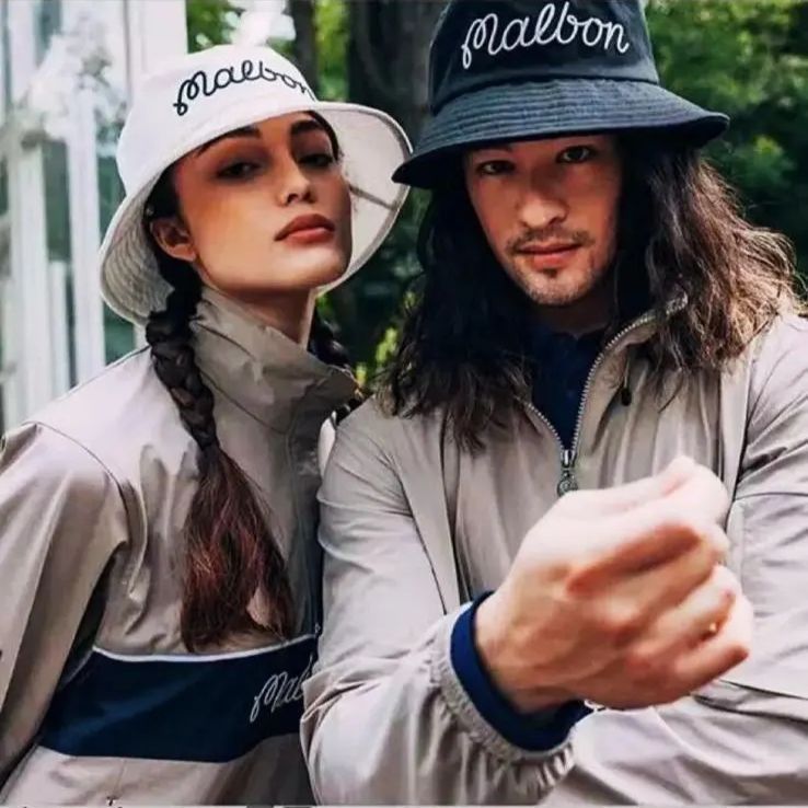 マルボンゴルフバケットハット 帽子 ユニセックス ハット黑077 - メルカリ