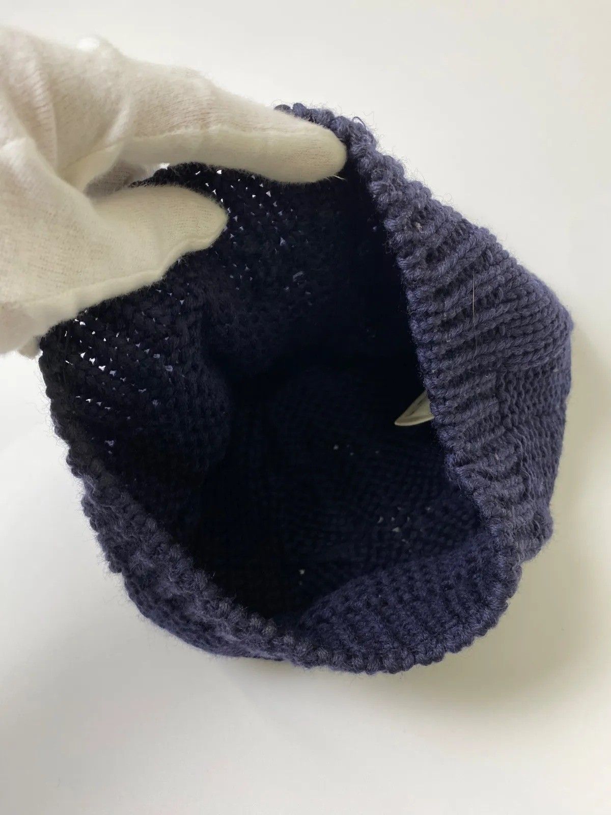 GUCCI グッチ / ニット帽 インターロッキング ウール100％ SIZE：L