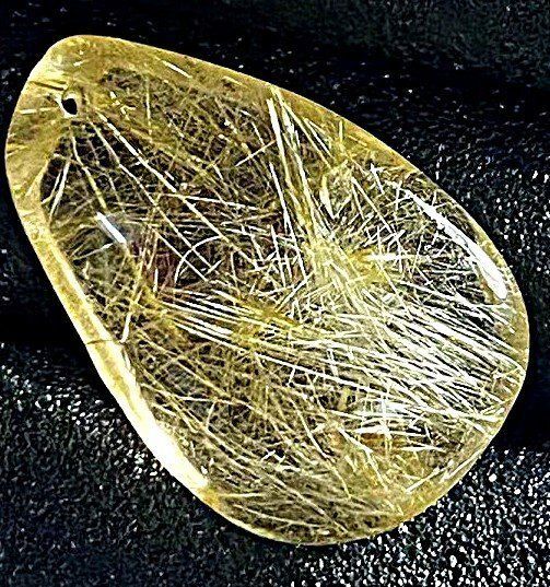 上質EU製☆ROBEAN☆定価135万円☆天然タイチンルチルクォーツ太金針