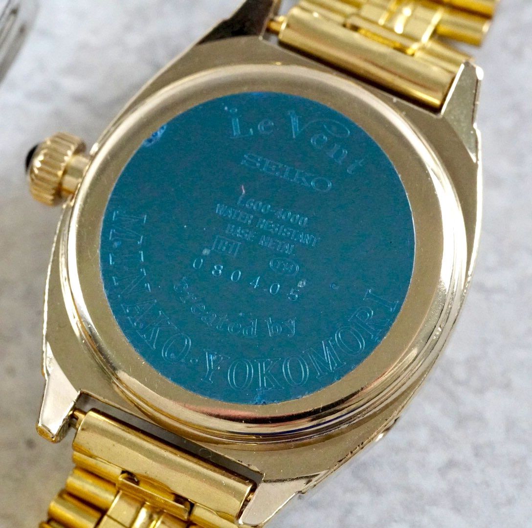 激レア SEIKO LE VENT 横森美奈子 MINAKO YOKOMORI L600-4000 腕時計