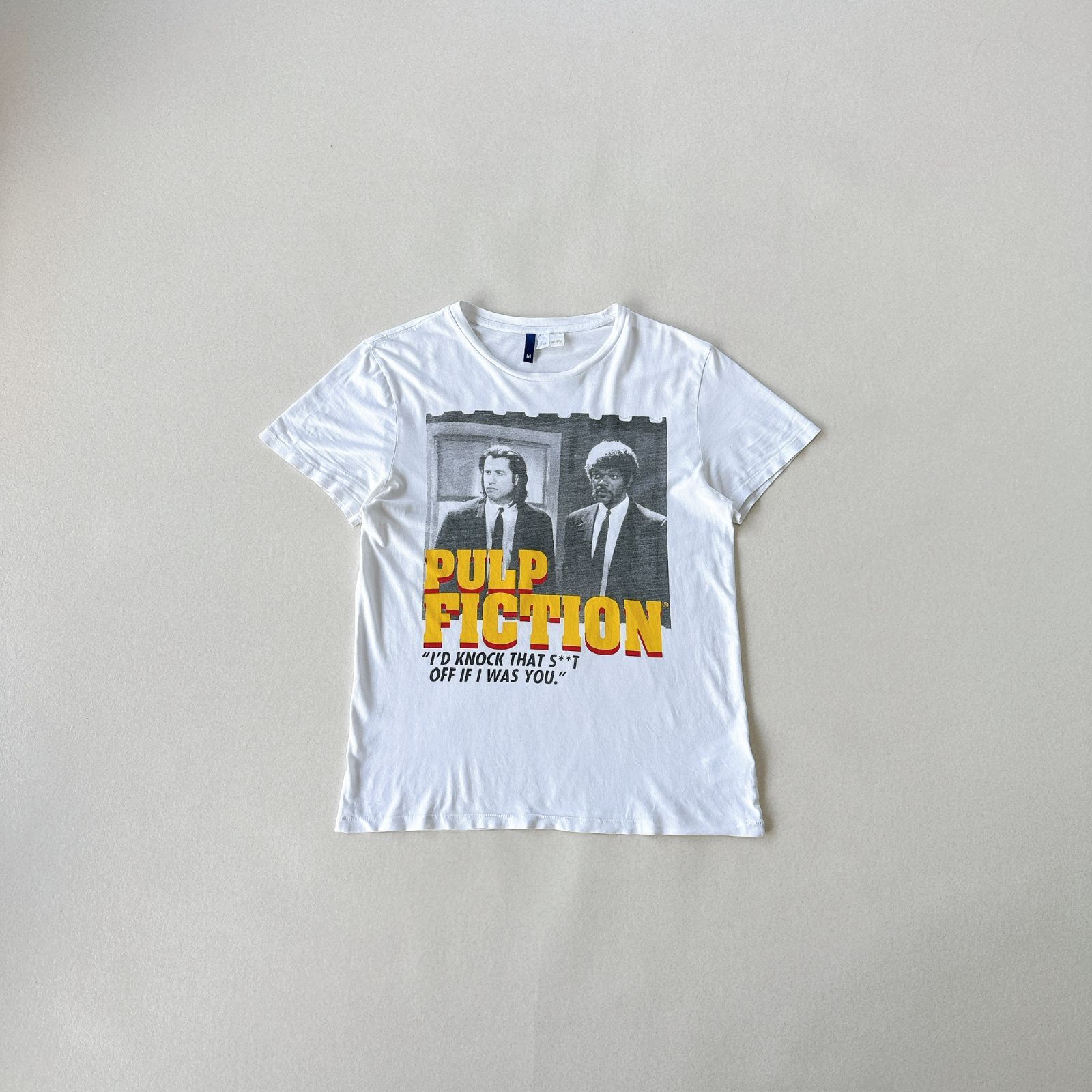 PULP FICTION パルプフィクション映画Tシャツ 白 M H&M - メルカリ