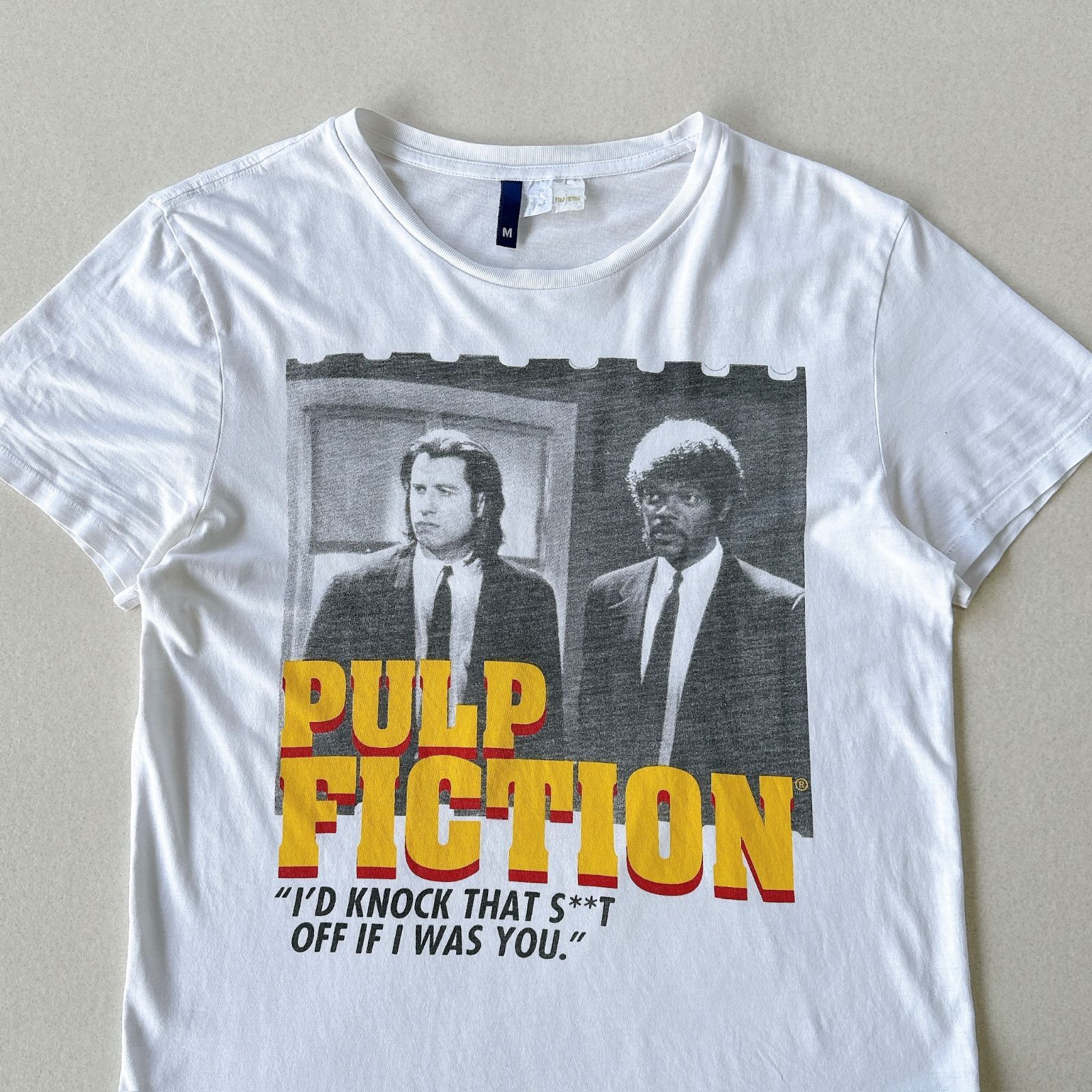 PULP FICTION パルプフィクション映画Tシャツ 白 M H&M - メルカリ
