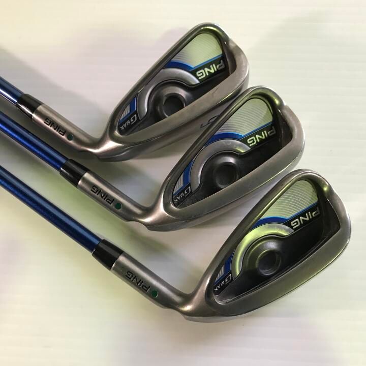 8865 PING G MAX ピン アイアン7本セット CFS J50 R ピン G MAX CFS J50 Rフレックス アイアンセット 中古【最短即日発送