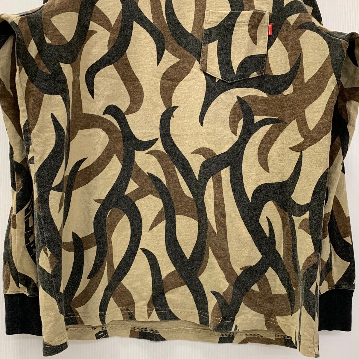 シュプリーム SUPREME pocket tee tan tribal camo トライバルカモ