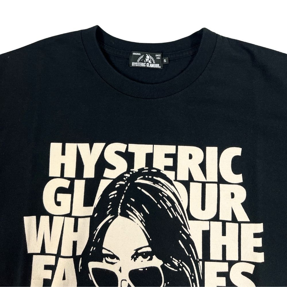 HYSTERIC GLAMOUR ヒステリックグラマー ガールプリント 半袖Tシャツ