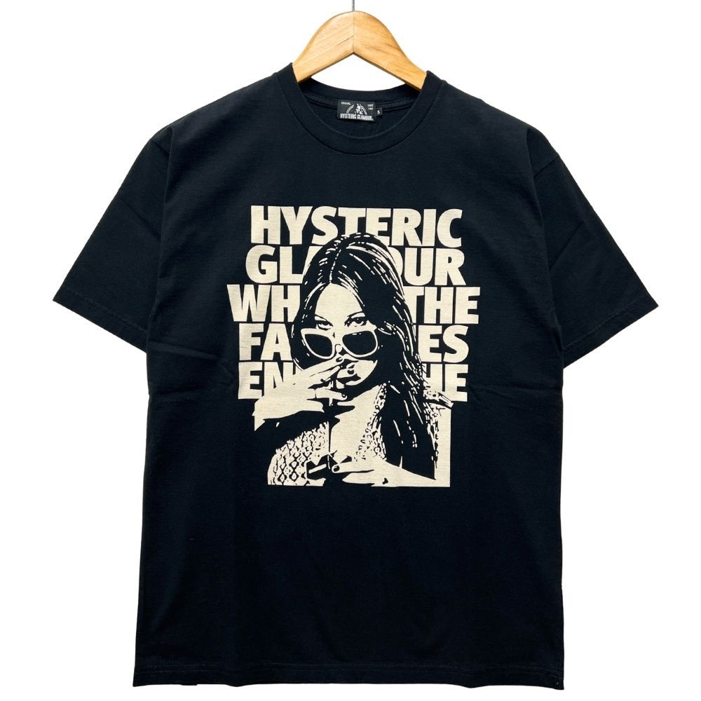 HYSTERIC GLAMOUR ヒステリックグラマー ガールプリント 半袖Tシャツ