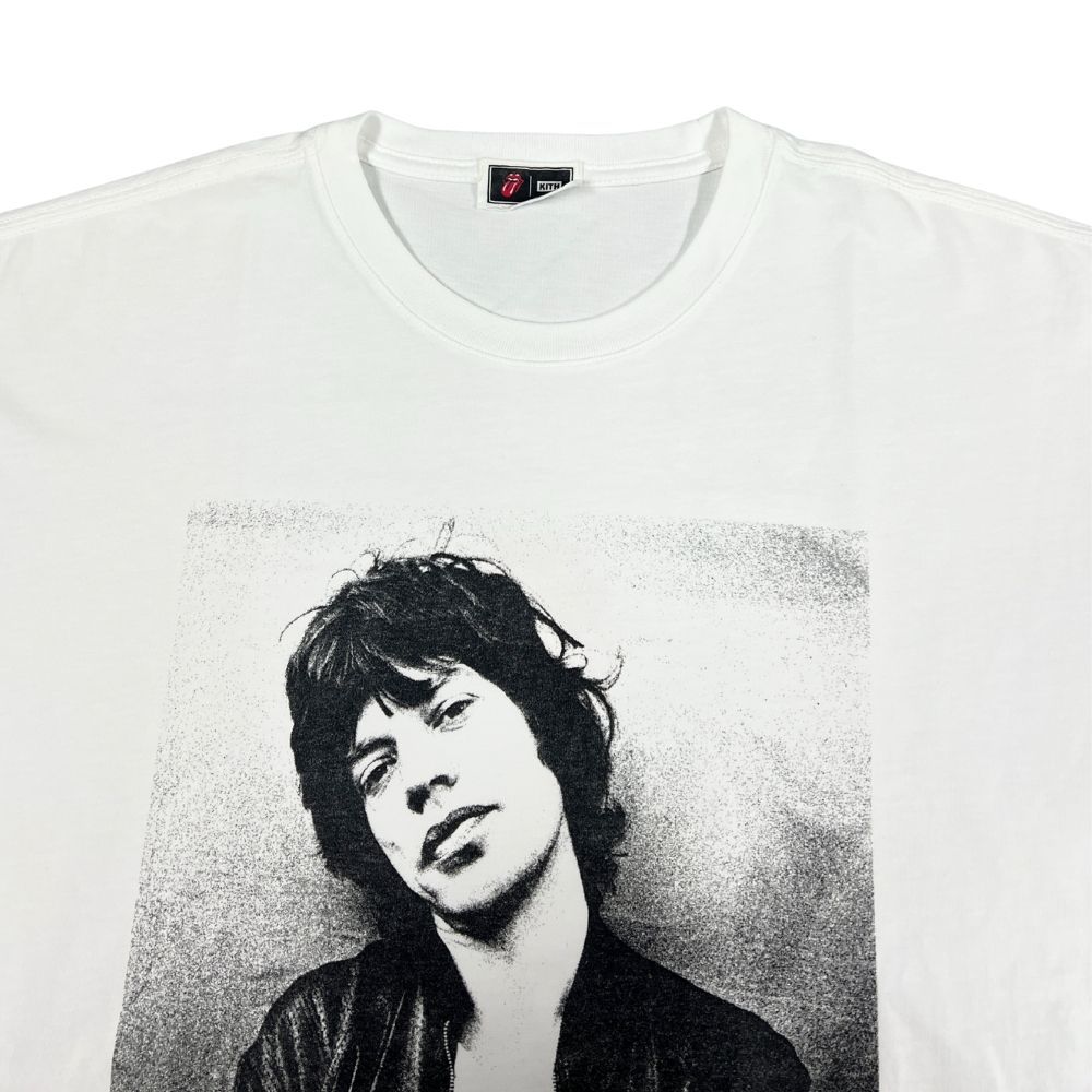 KITH キス The Rolling Stones プリント 半袖Tシャツ ホワイト サイズ 